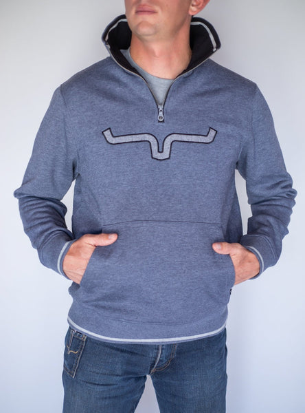 Kimes Ranch Mens Filmore Rusty Heather Cotton blend Hoodie