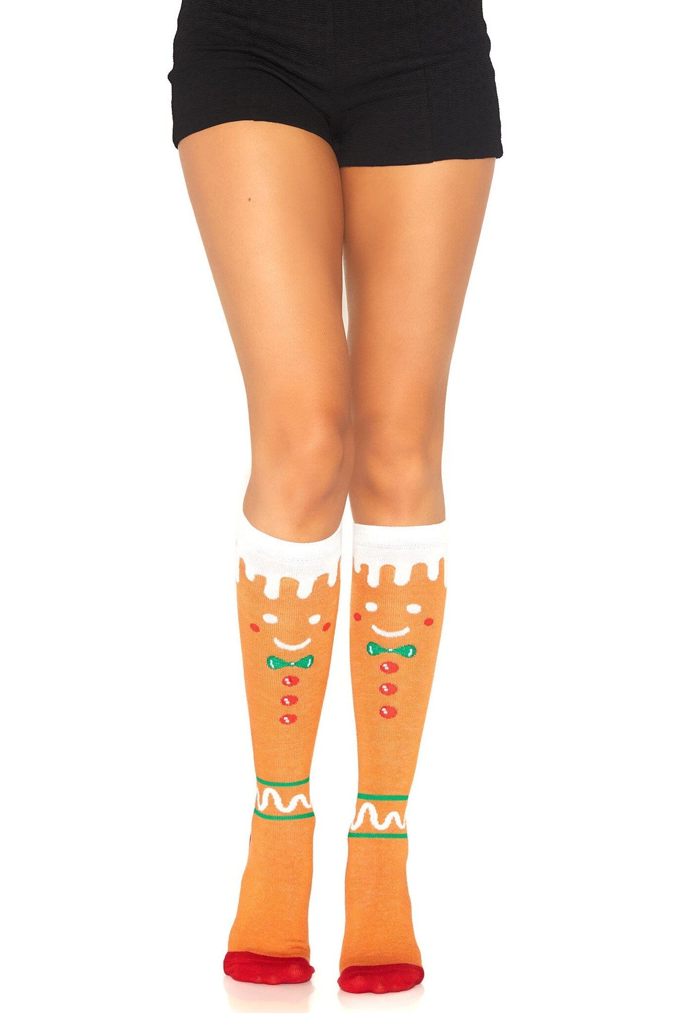 Gingerbread Man Knee High Socks