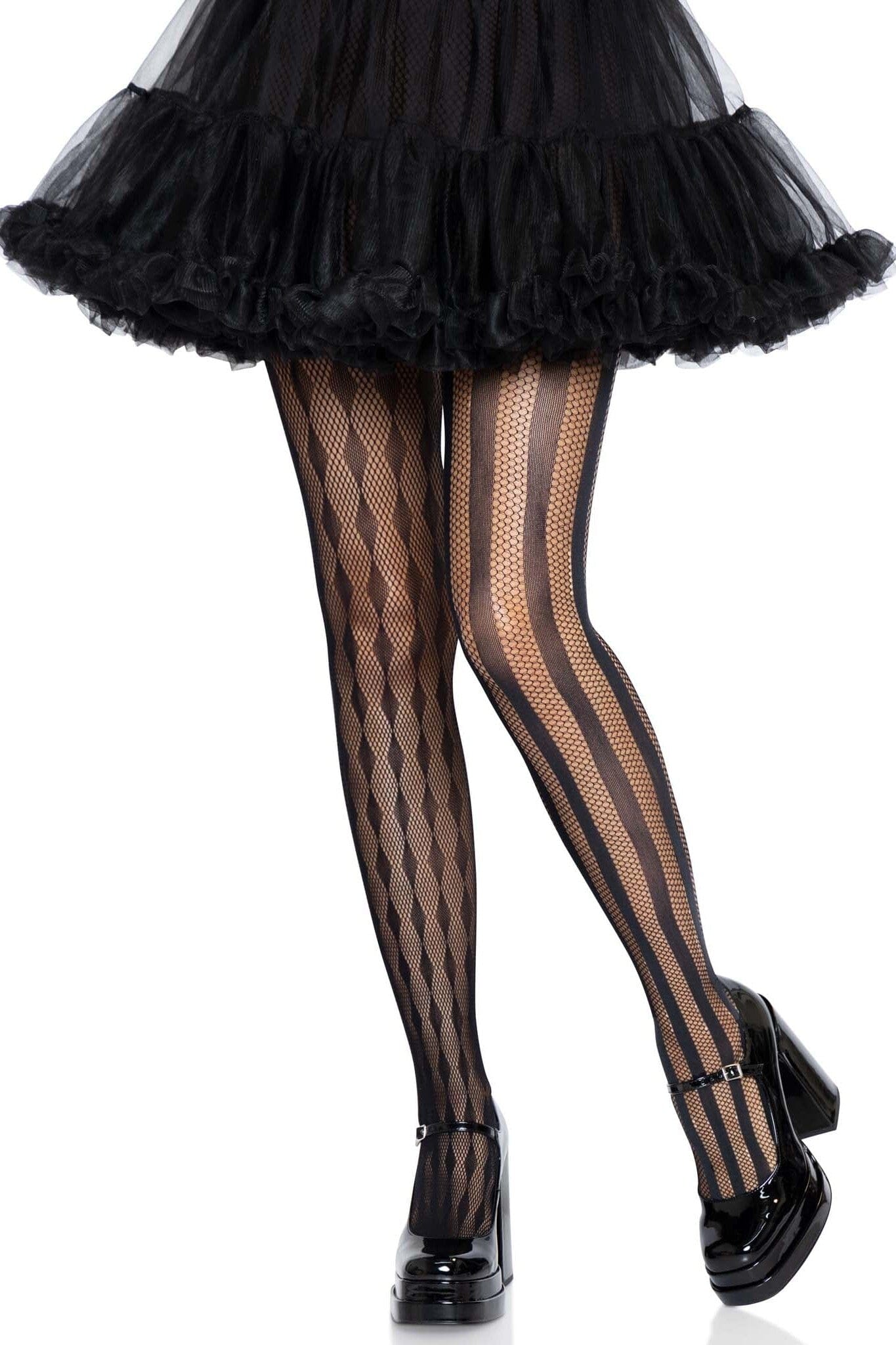 Harlequin Net Tights