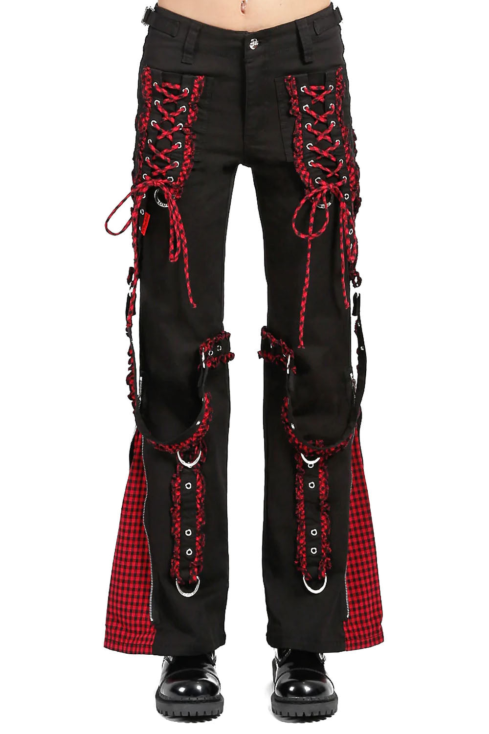 Tripp NYC Bo Peep Dark Street Pants [BLACK/RED]