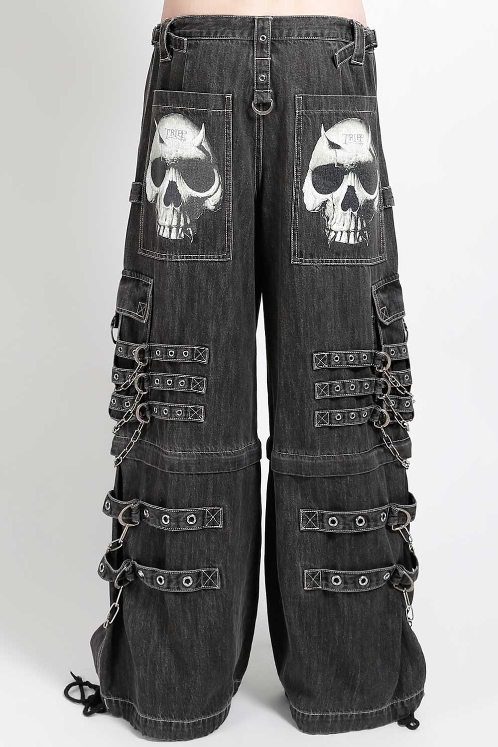 Tripp NYC Devil Skull Pants [Black Denim]