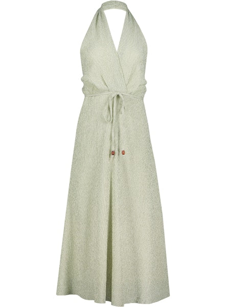 Halter Dress-Sage