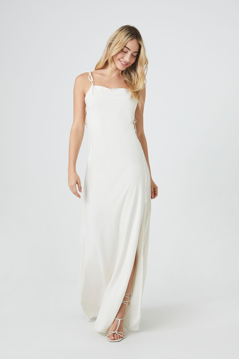 Tie-Strap Cami Maxi Dress