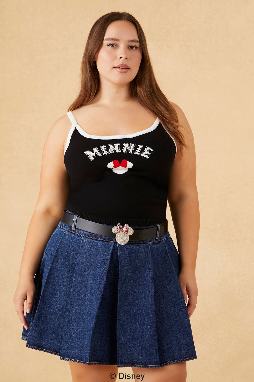 Plus Size Disney Minnie Sweater-Knit Cami