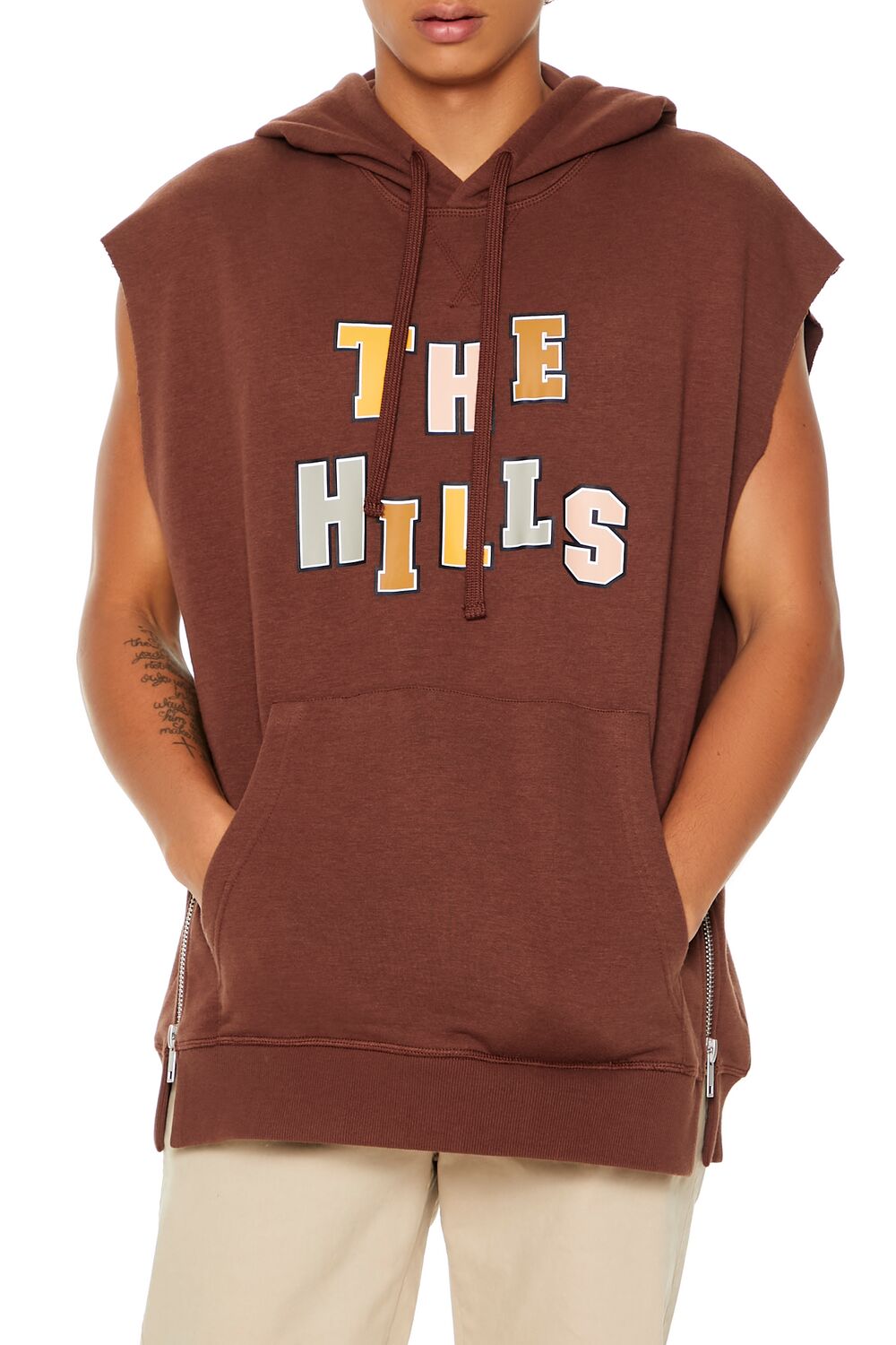 The Hills Printed Chenille Patch Hoodie