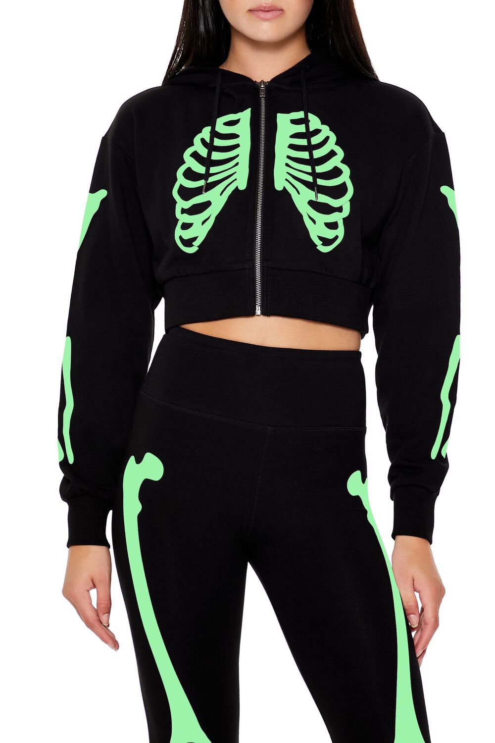 Active Glow-in-the-Dark Skeleton Hoodie