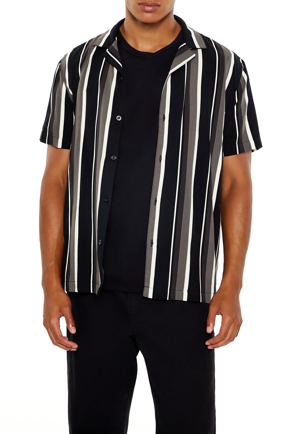 Striped Rayon Shirt