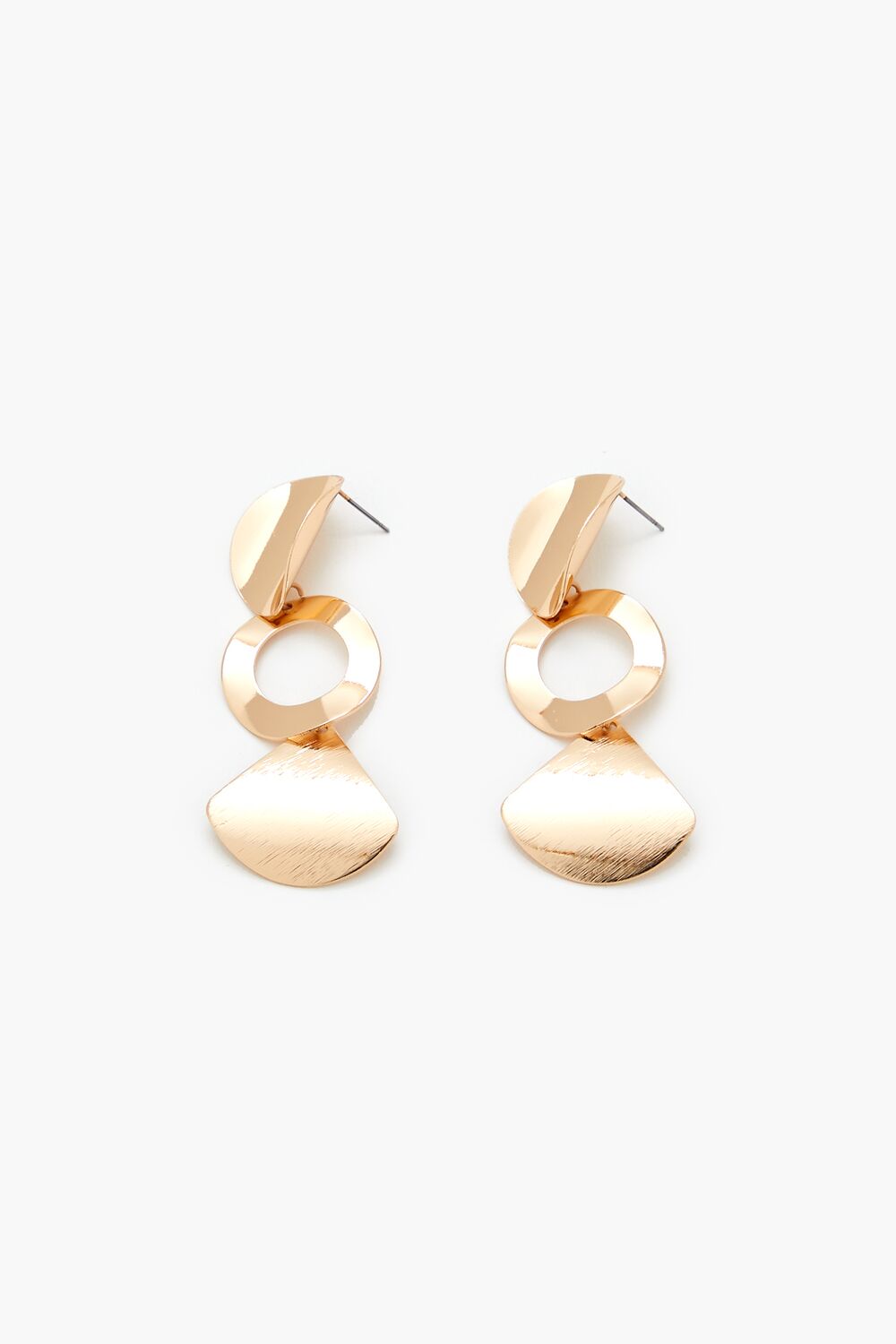Tiered Geo Drop Earrings