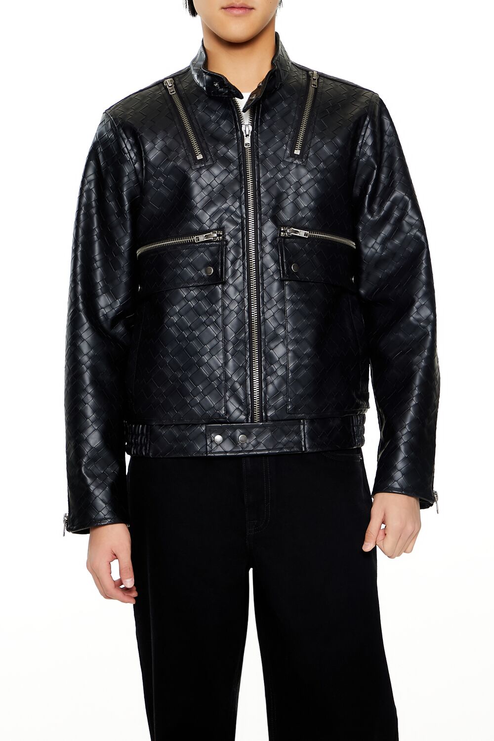 Basketwoven Trucker Jacket