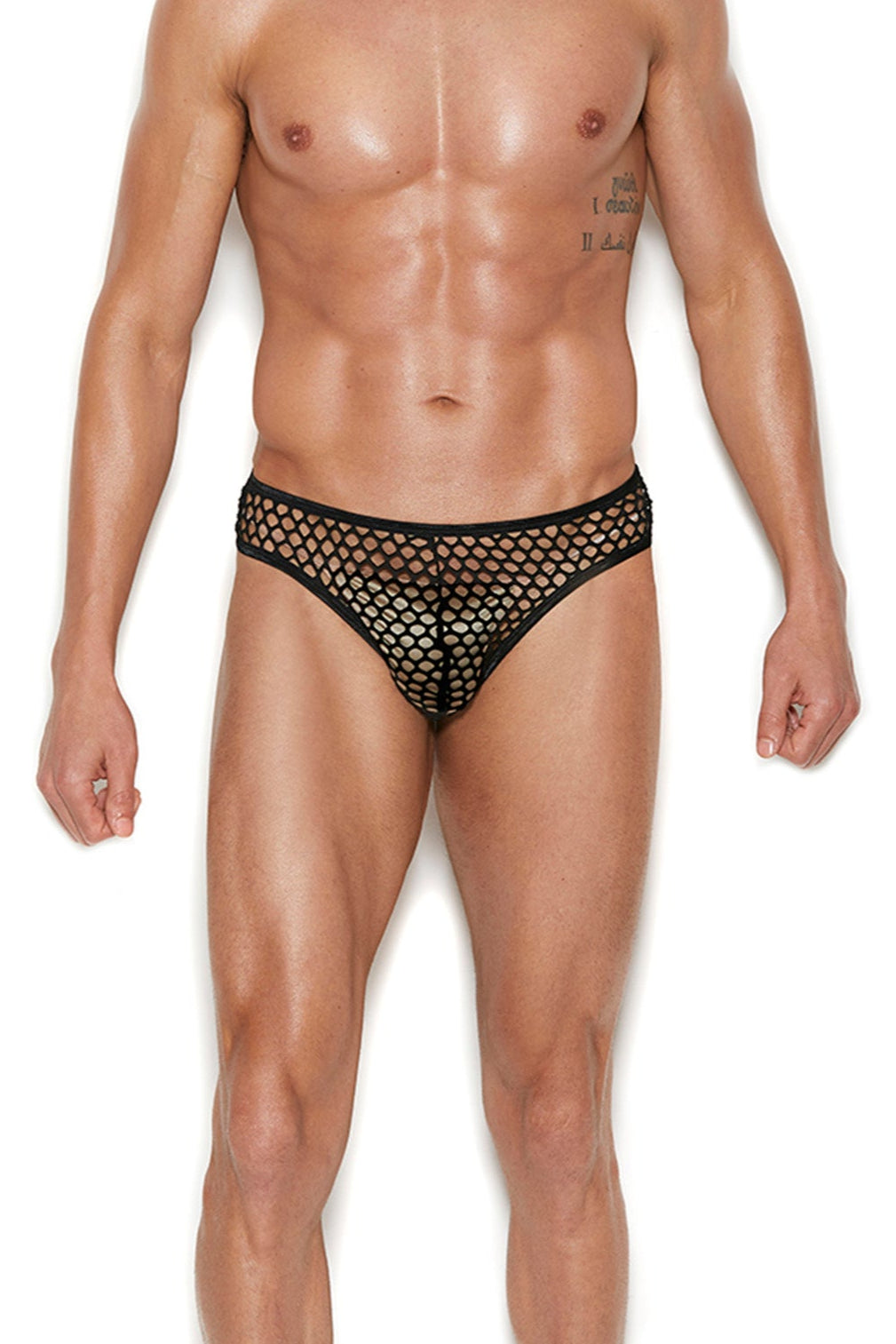 MENS FISHNET THONG