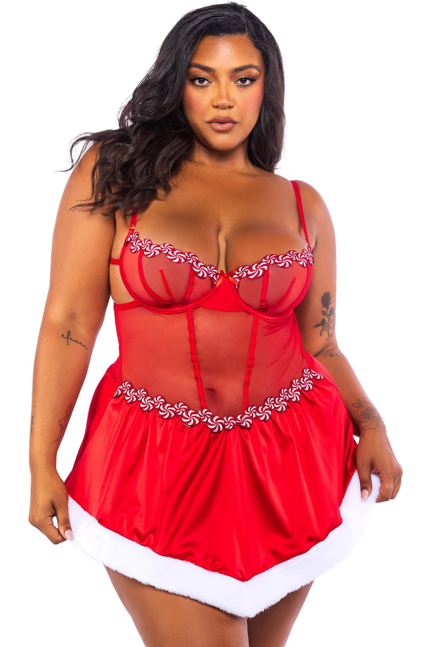Peppermint Kiss Babydoll