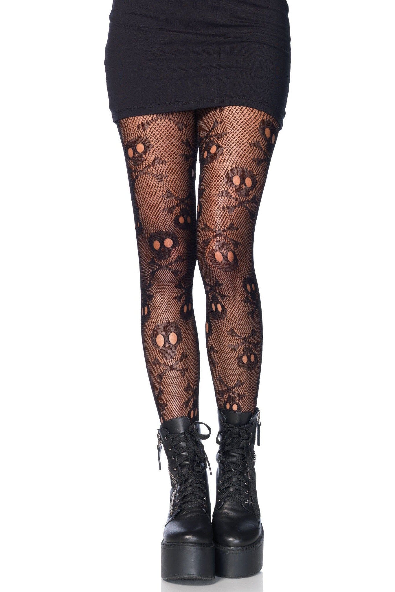 Pirate Booty Skull Net Pantyhose