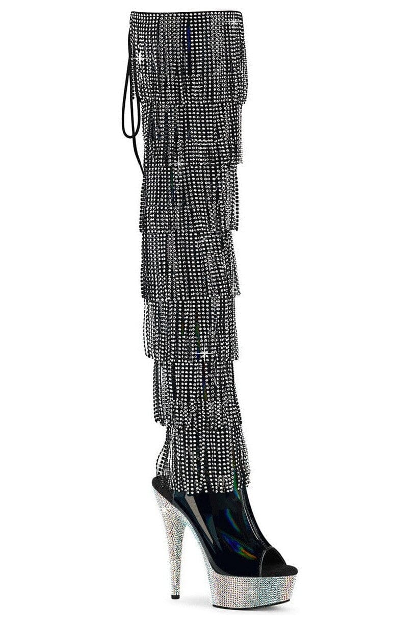 Pleaser BEJEWELED-3017HG-RSF Thigh Boot