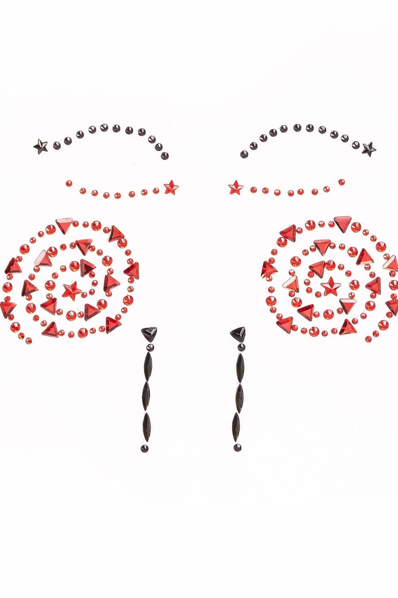 Puppet Face Jewels Sticker