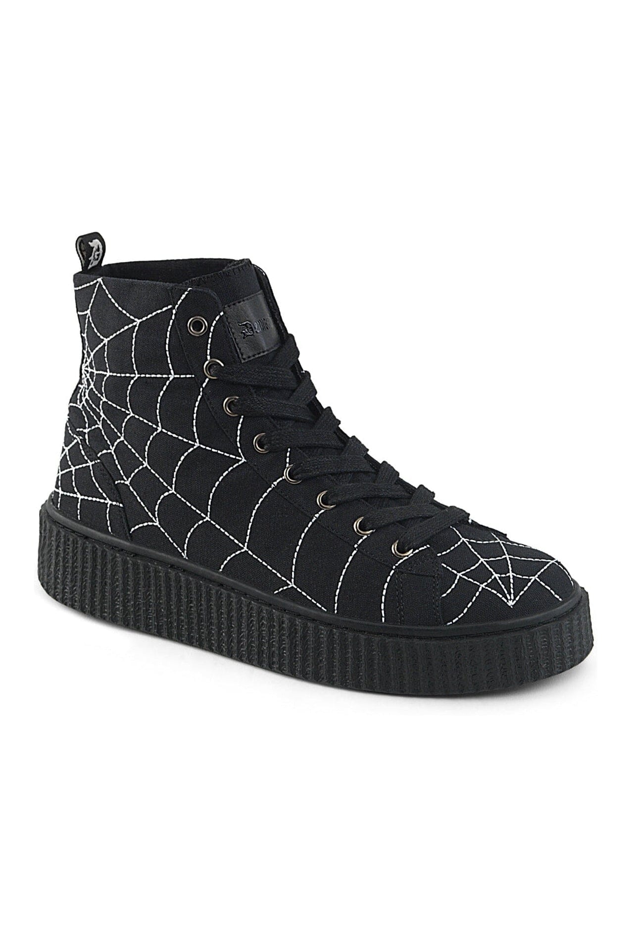 SNEEKER-250 Black Canvas Creeper