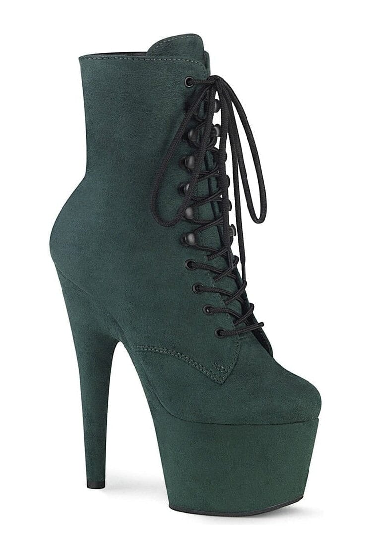 SS-ADORE-1020FS Exotic Boot | Green Faux Suede