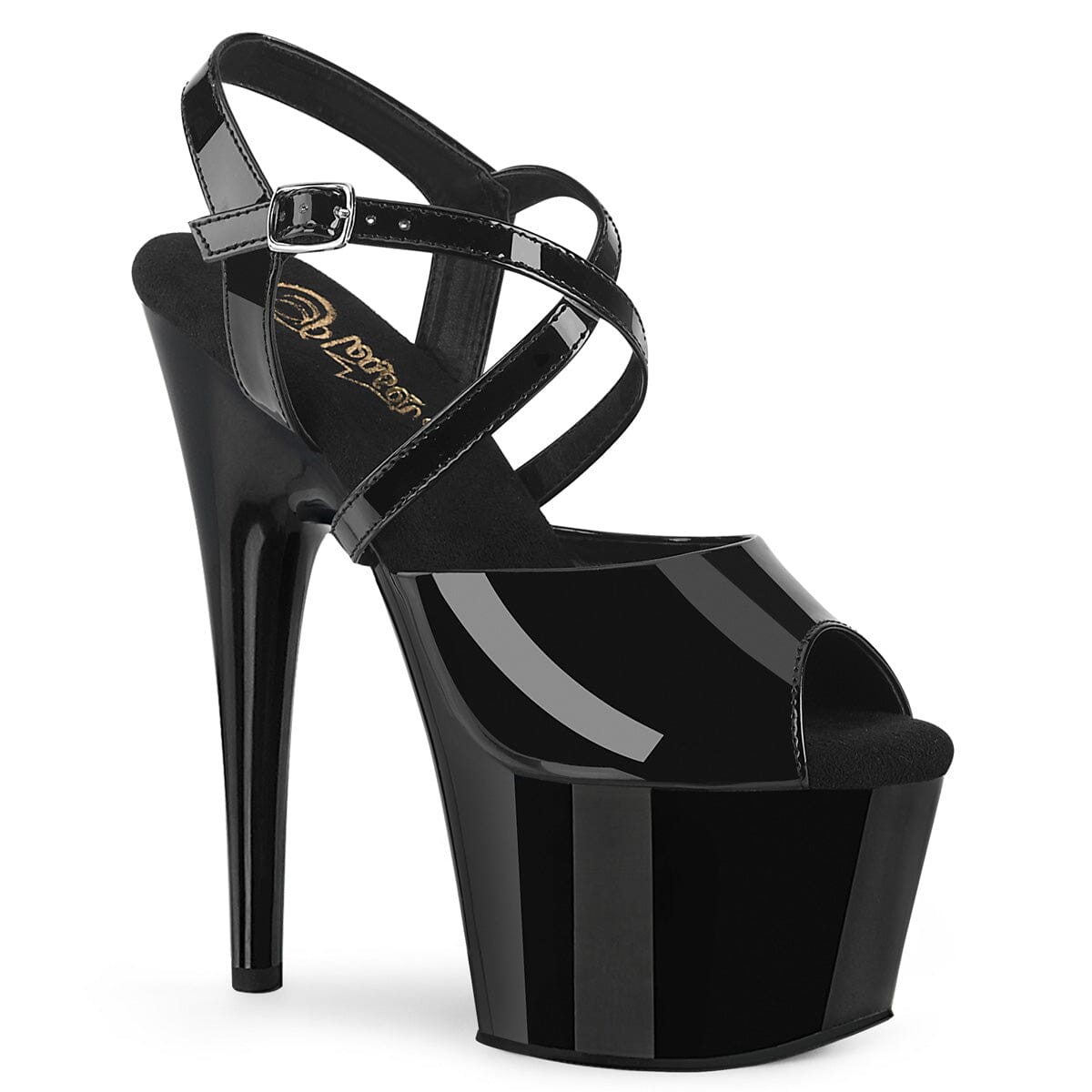 SS-ADORE-724 Black Patent Sandal