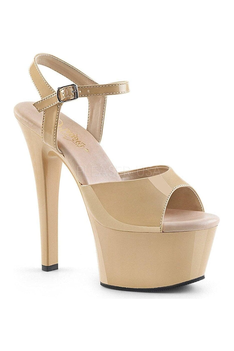 SS-ASPIRE-609 Platform Sandal  | Bone Patent