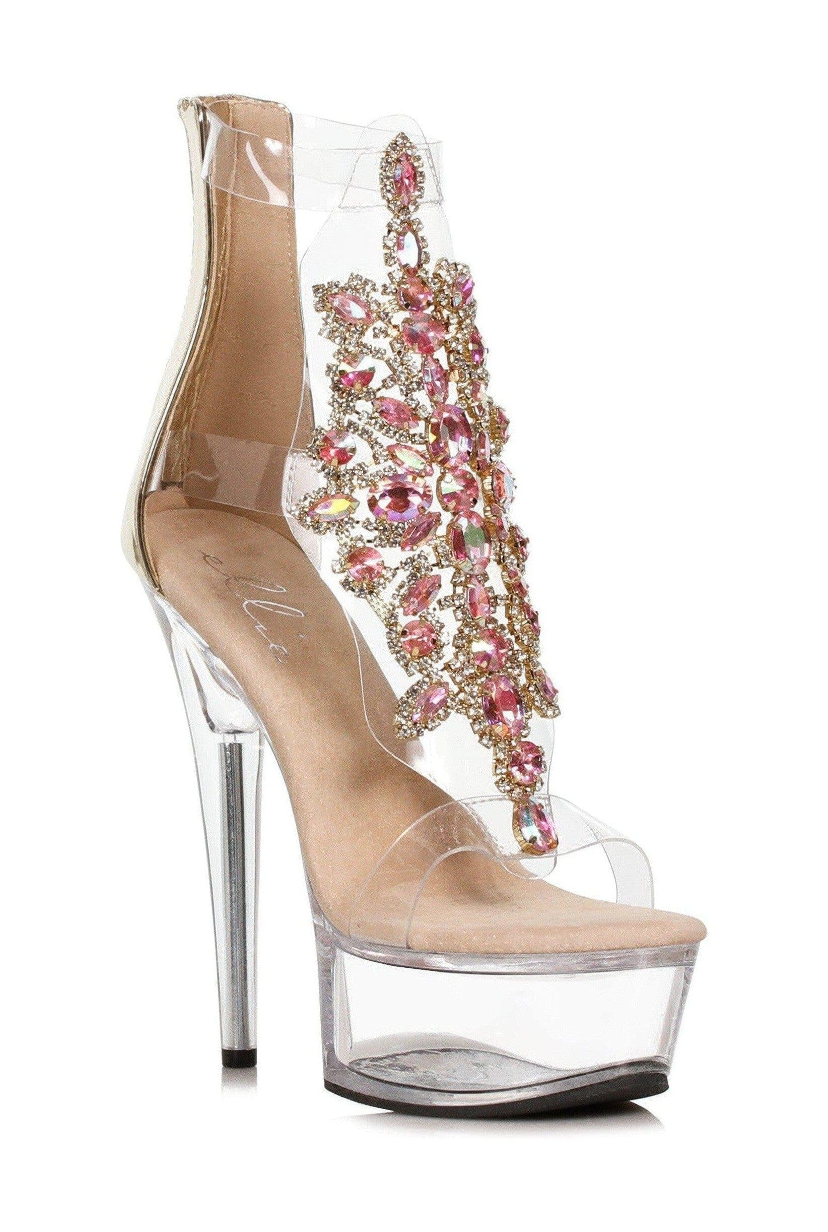 SS-Ellie Shoes 609-LARA Stiletto With Rhinestone Upper