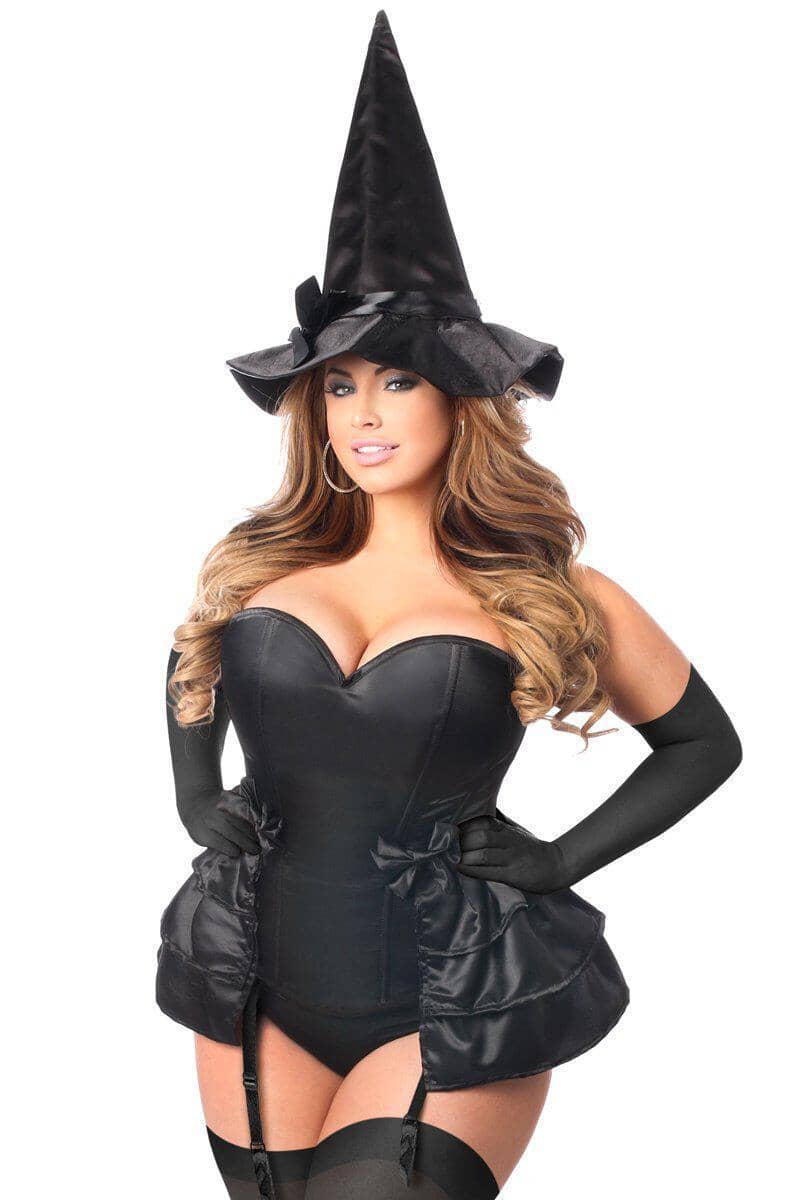 SS-Lavish 4 PC Midnight Witch Corset Costume