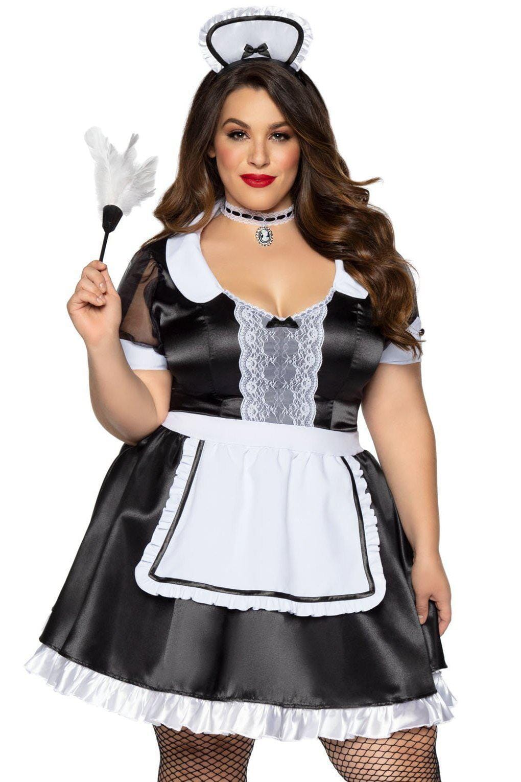 SS-Plus Size Classic French Maid Costume