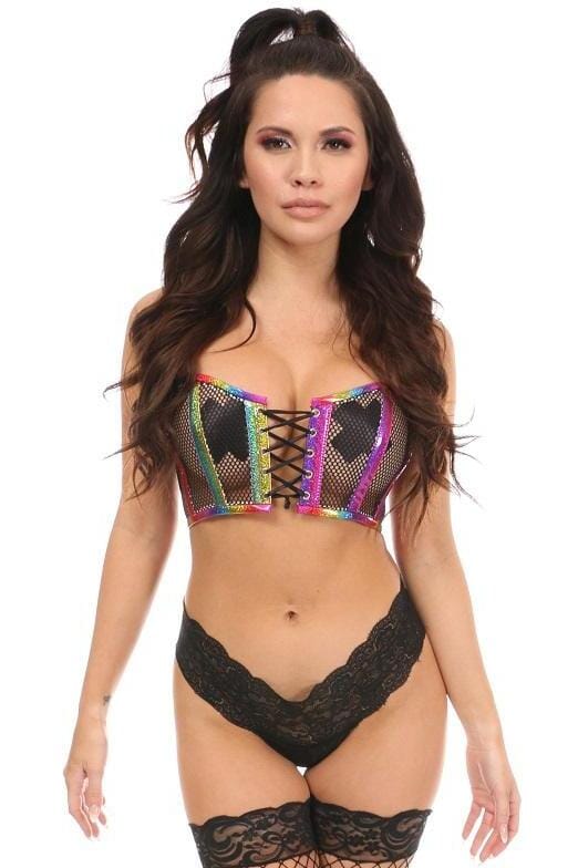 SS-Plus Size Rainbow Bustier