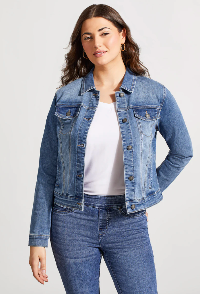 Classic Denim Jacket-Dk. Vintage