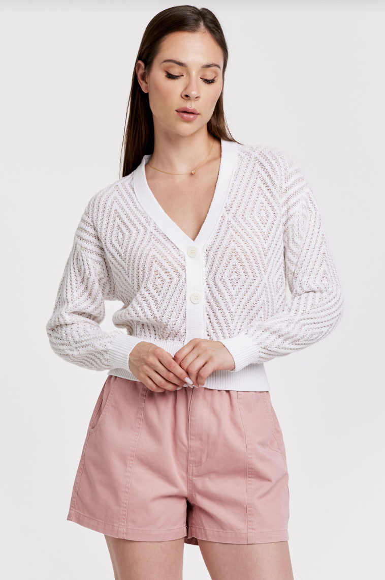 Diamond Pattern Cardigan