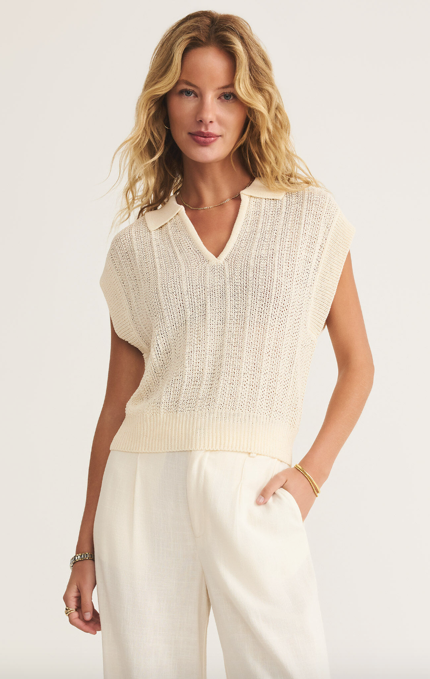 Z Supply Lauden Polo Top