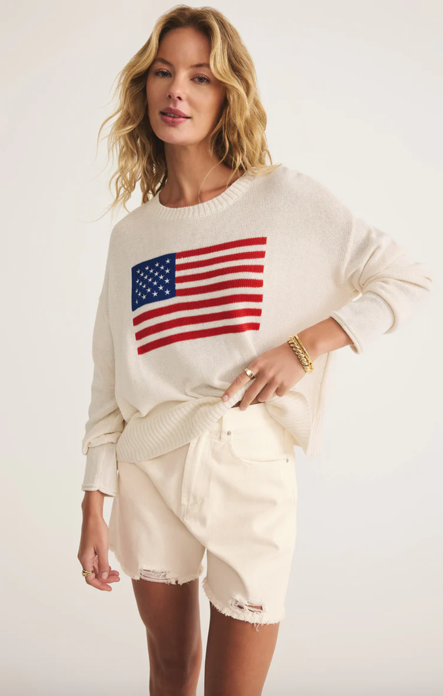 Z Supply Sienna Flag Sweater