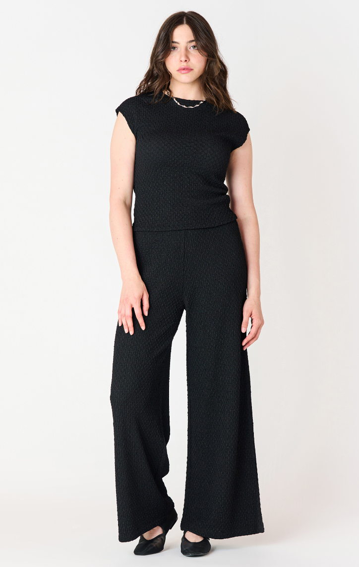 Dex Textured Flowy Pants
