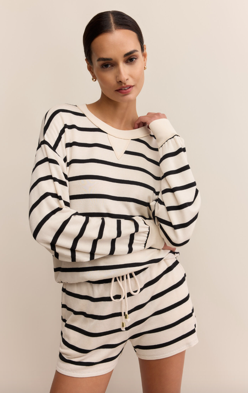 Z Supply Stand Out Striped Sweatshirt