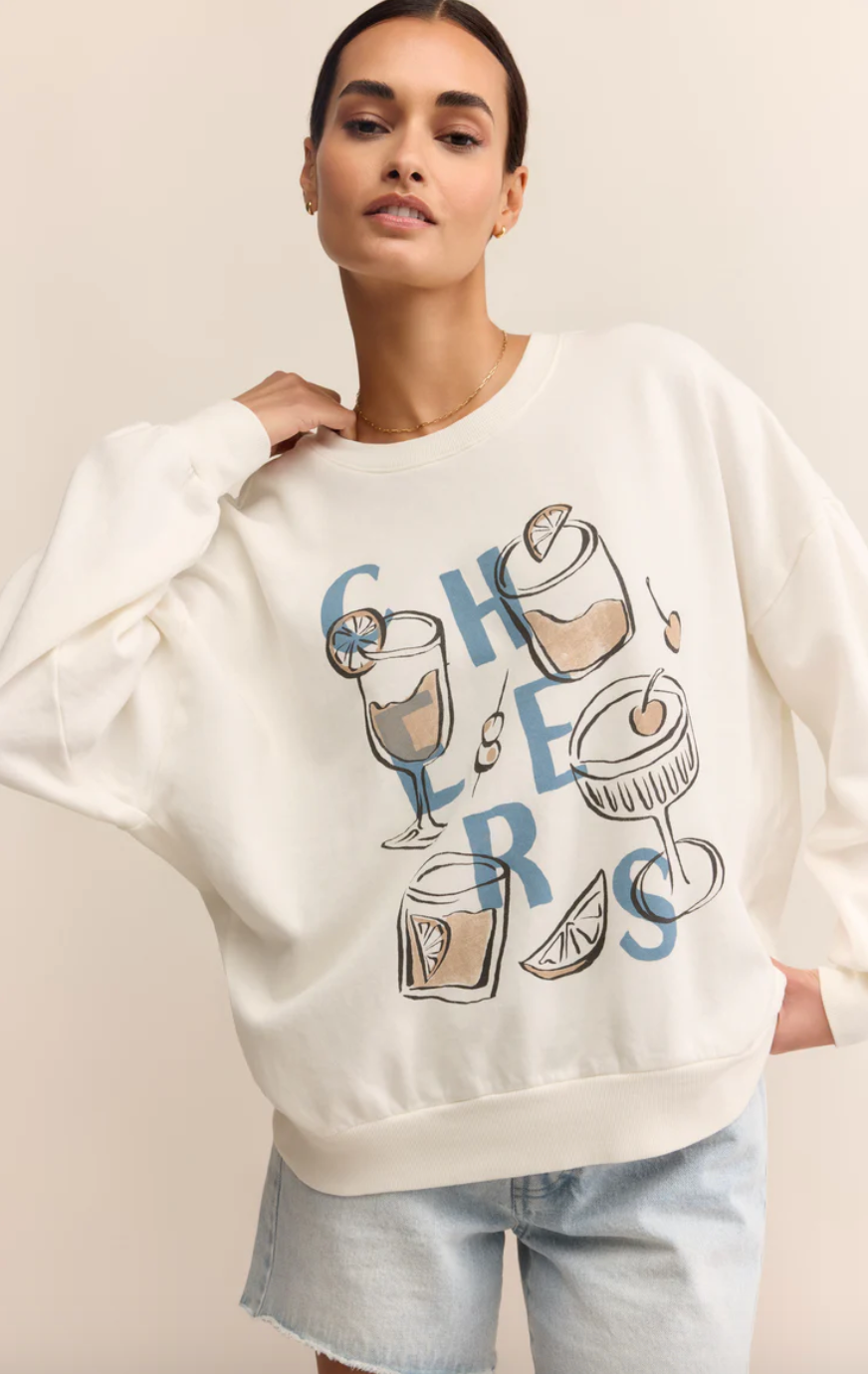 Z Supply Cheers Sunday Sweatshirt