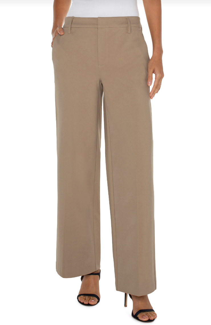 Liverpool Kelsey Wide Leg Trouser - Palo Santo