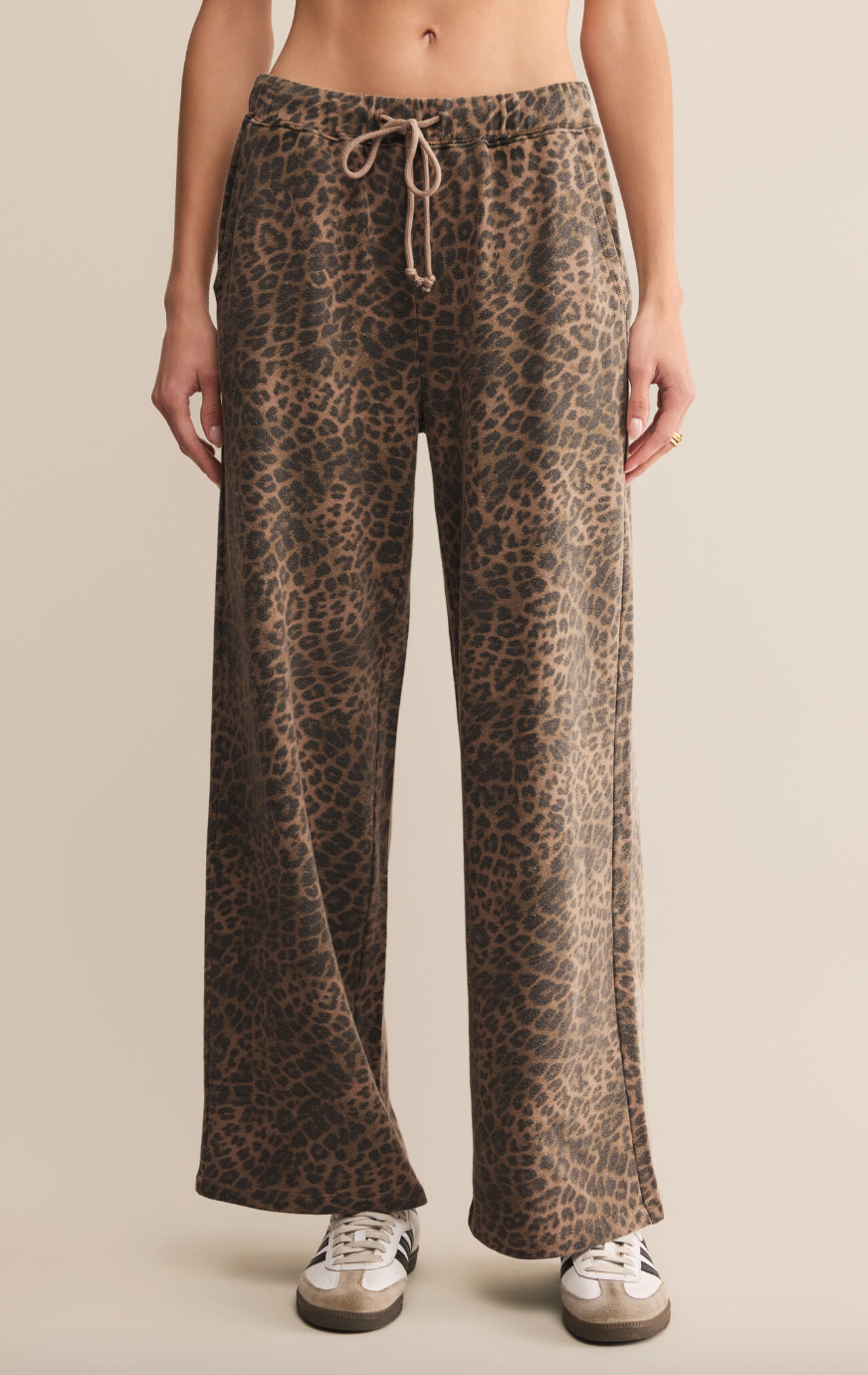 Z Supply Hunter Leopard Knit Pant