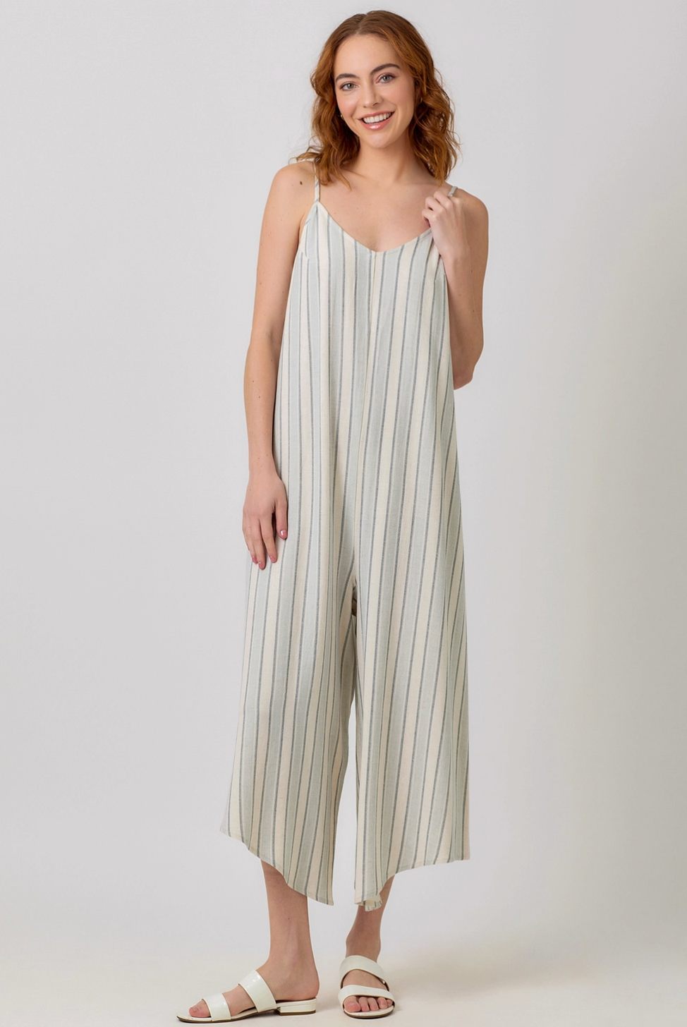 Stripe Jumpsuit
