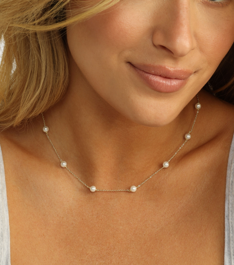 Pearl Infinity Necklace