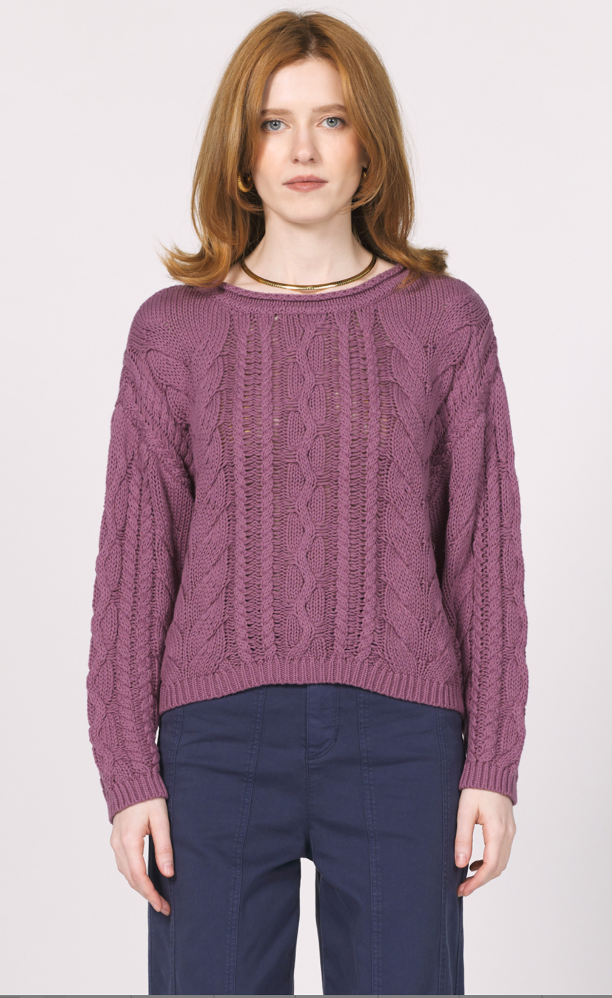 Another Love Niasha Cable Knit Sweater