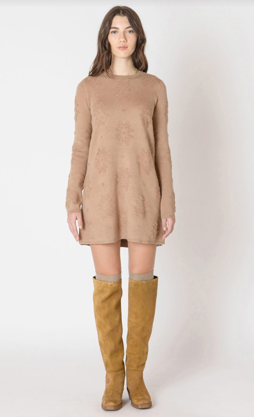 Dex Patterned Sweater Dress