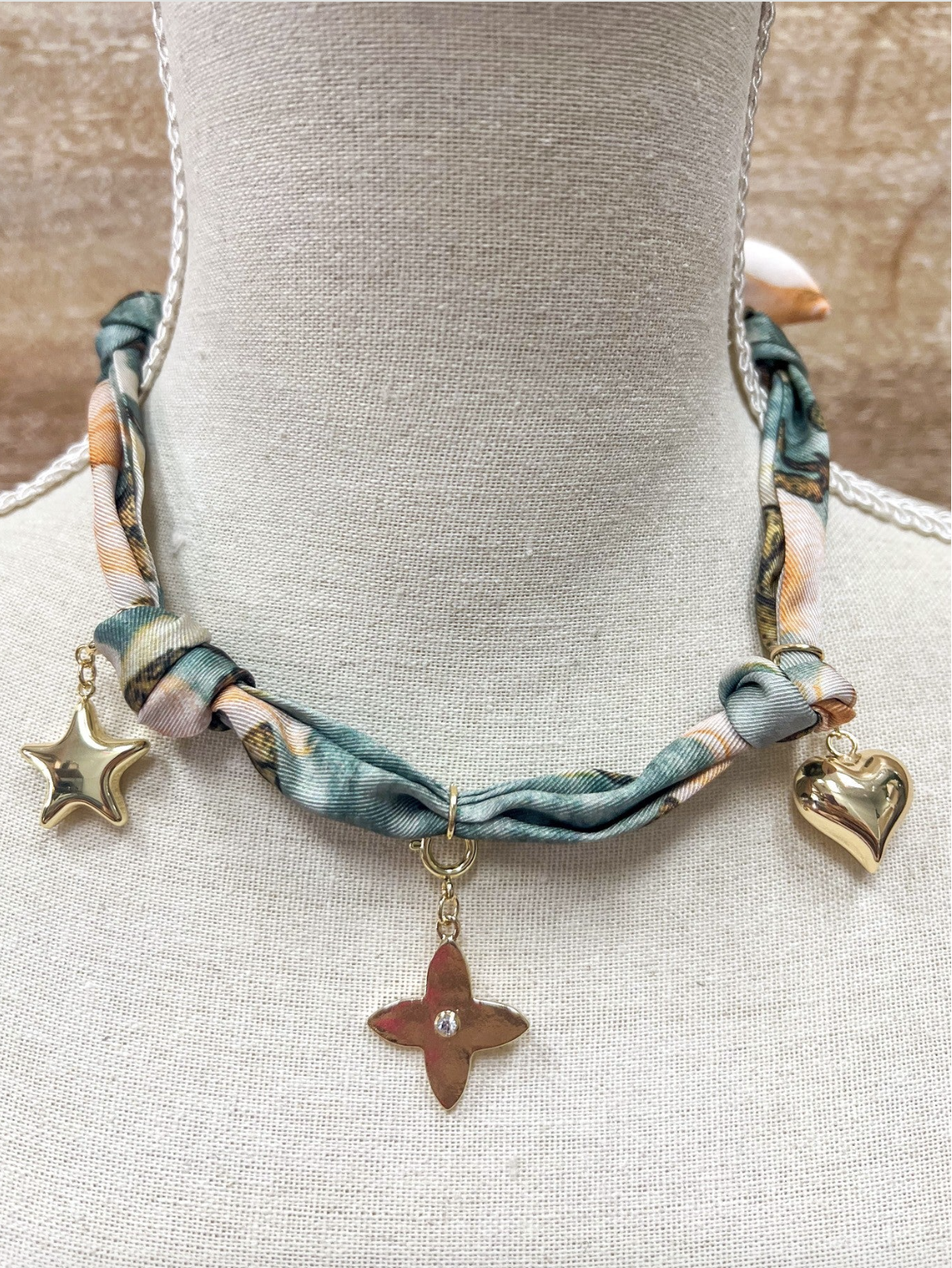 Knotted Scarf Necklace