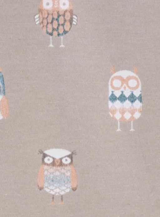 Owl Pattern Pashmina Scarf
