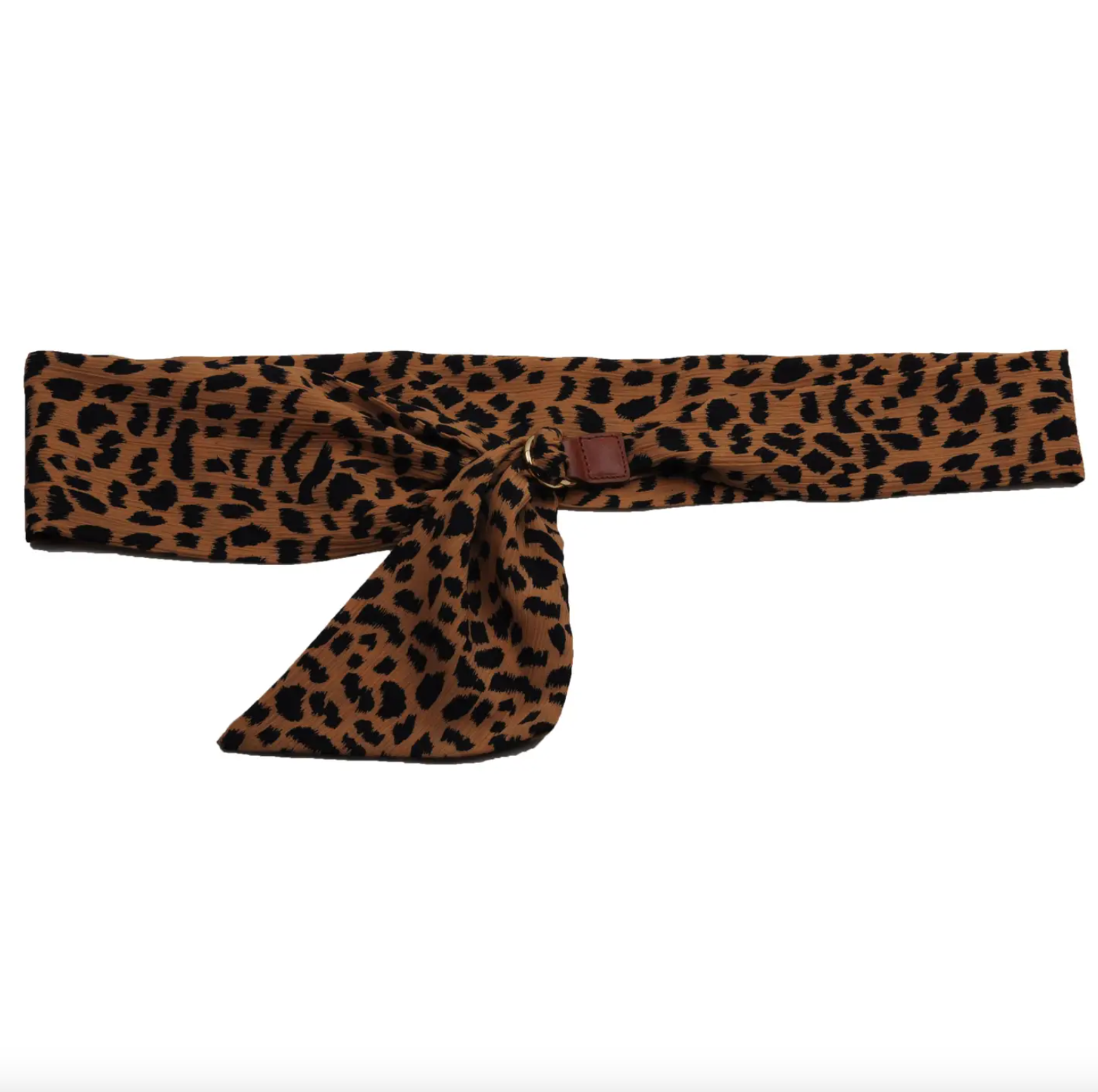 Cheetah Print Scarf Belt