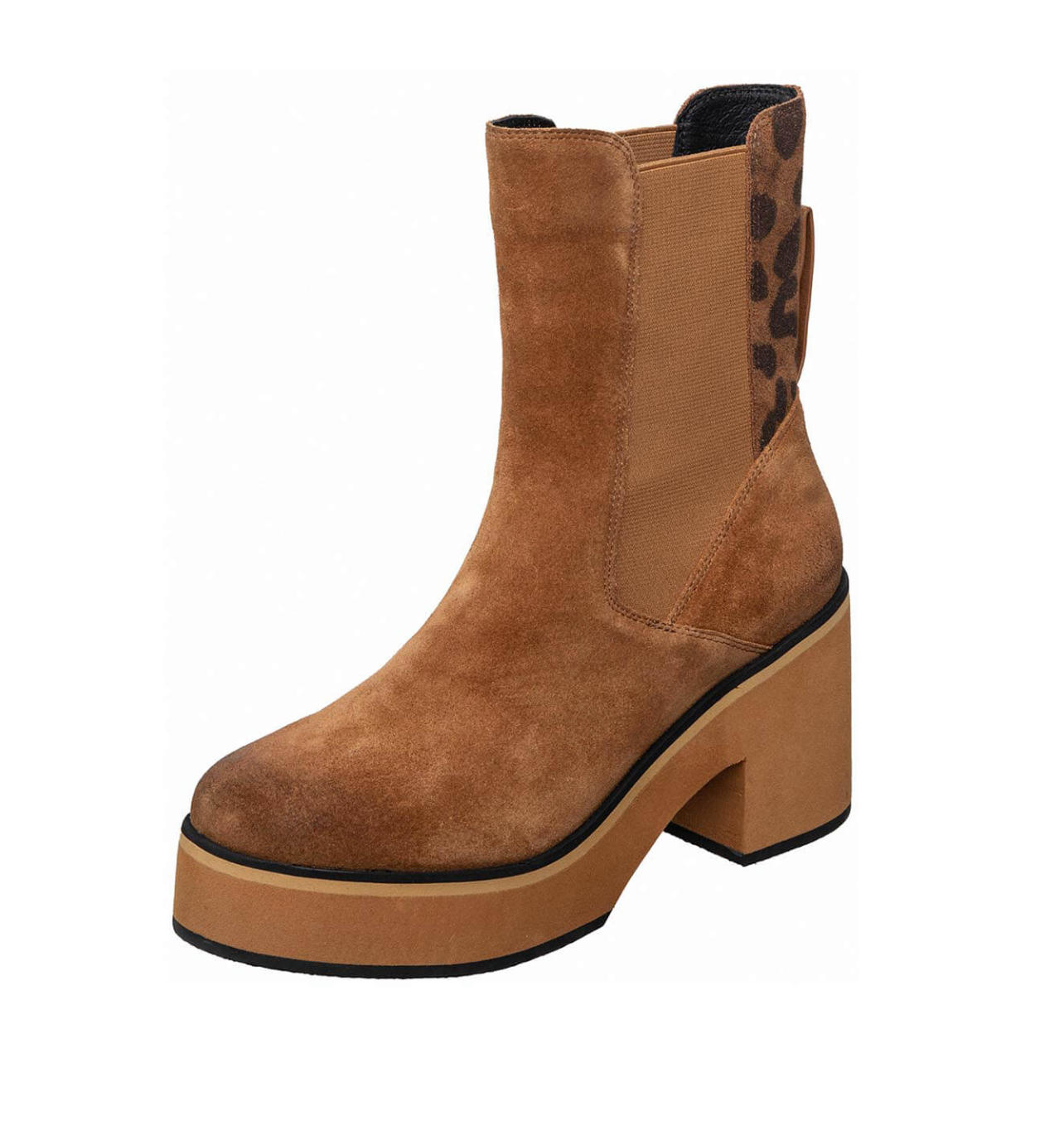 Chelsea Boots Platform Block Heel