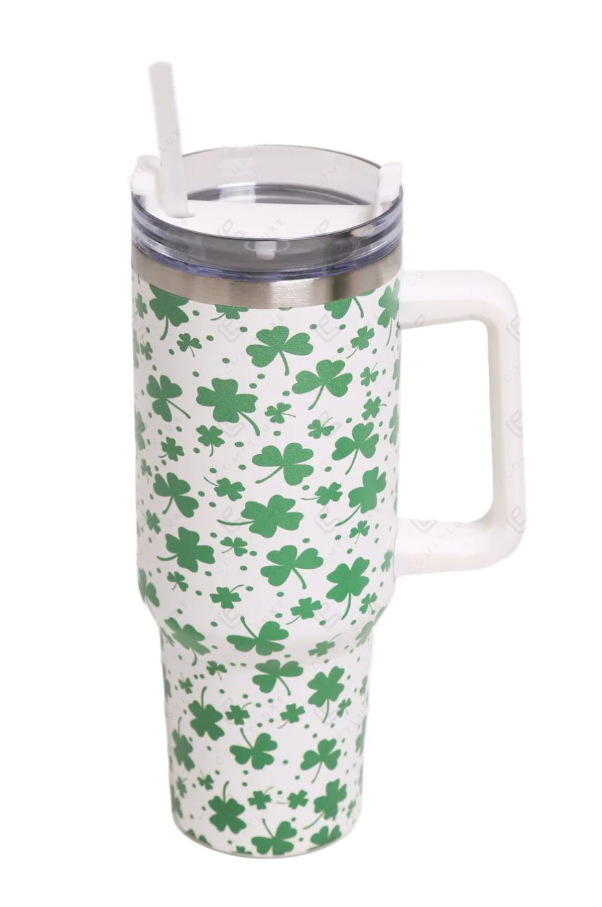 Clover Print 40oz. Tumbler