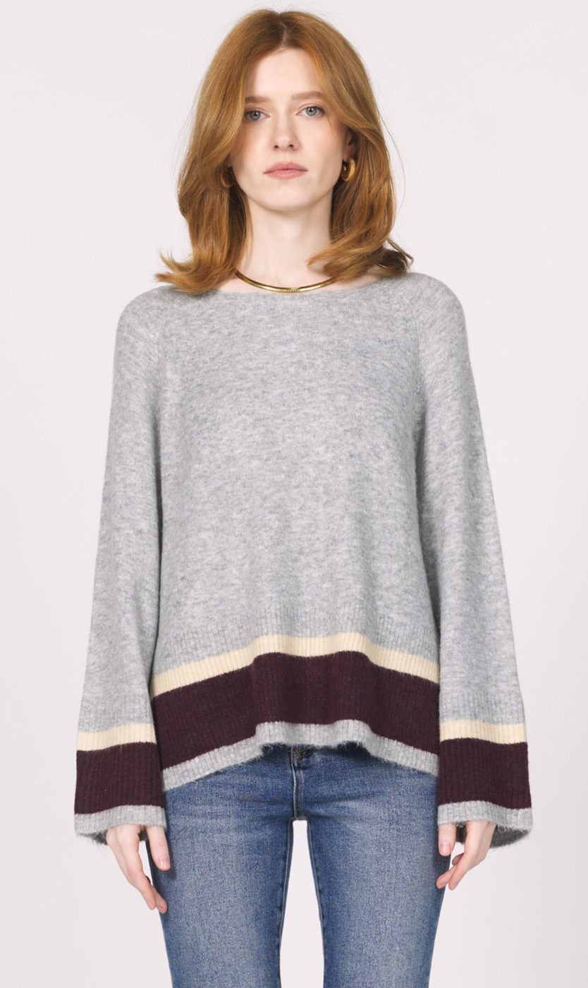 Long Sleeve Stripe Sweater