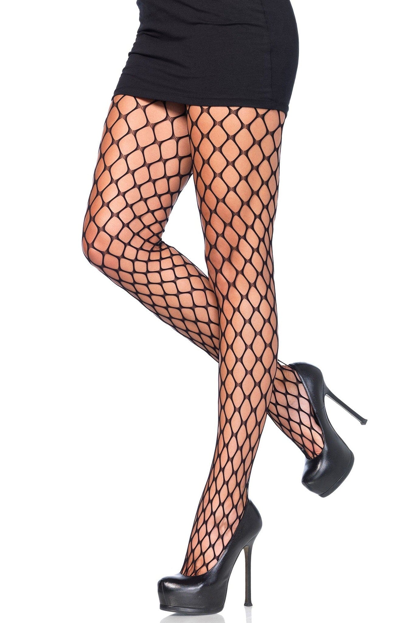 Sharp Edge Scale Net Pantyhose