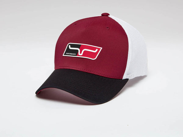 Kimes Ranch Unisex Tech Division 110 Dark Red Polyester Baseball Cap Hat