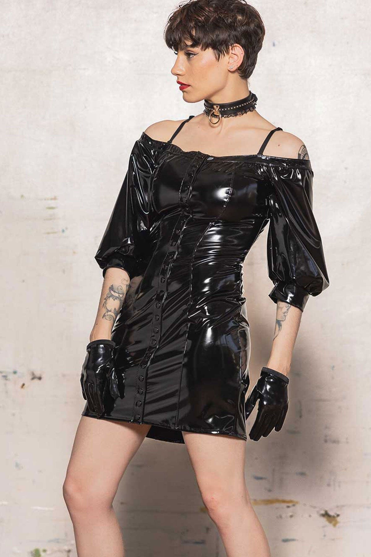 BRISE Vinyl Dress