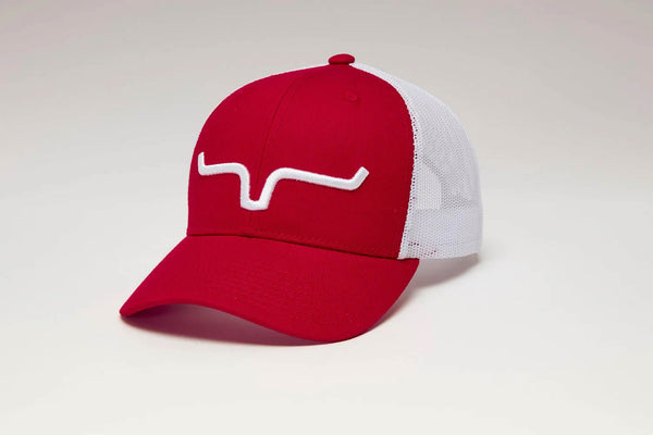 Kimes Ranch Unisex Weekly Americana Red Cotton Twill Baseball Cap Hat