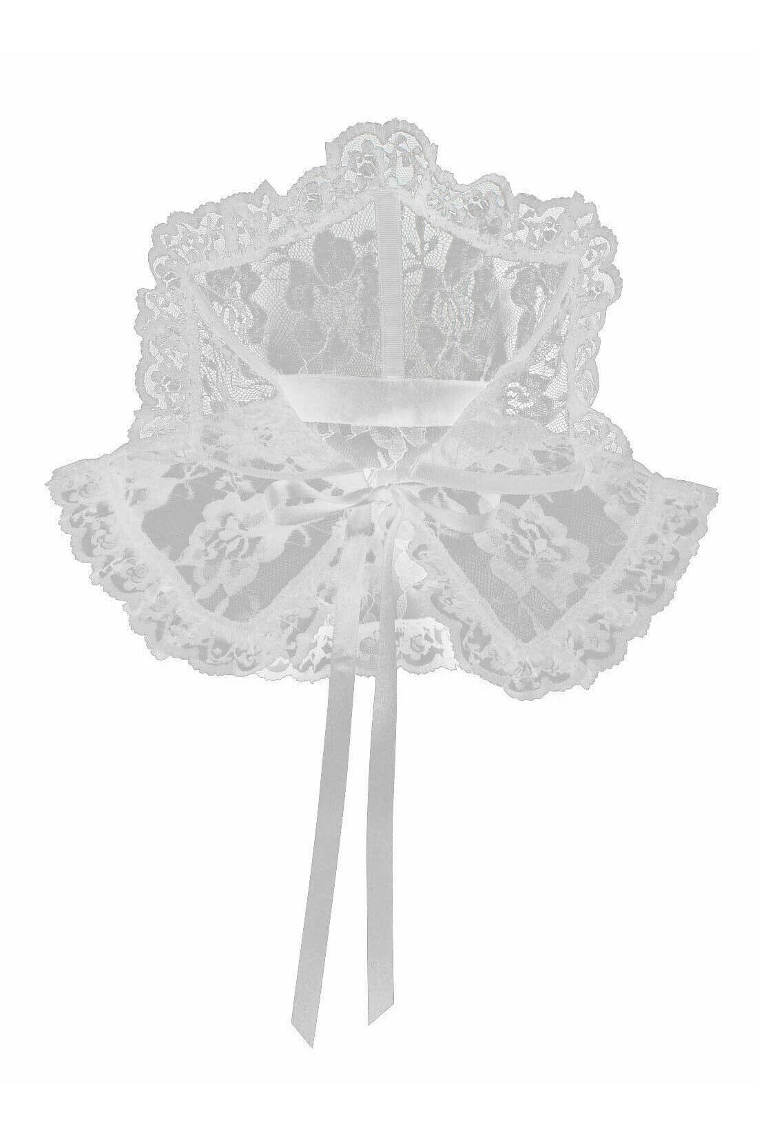 White Lace Neck Collar